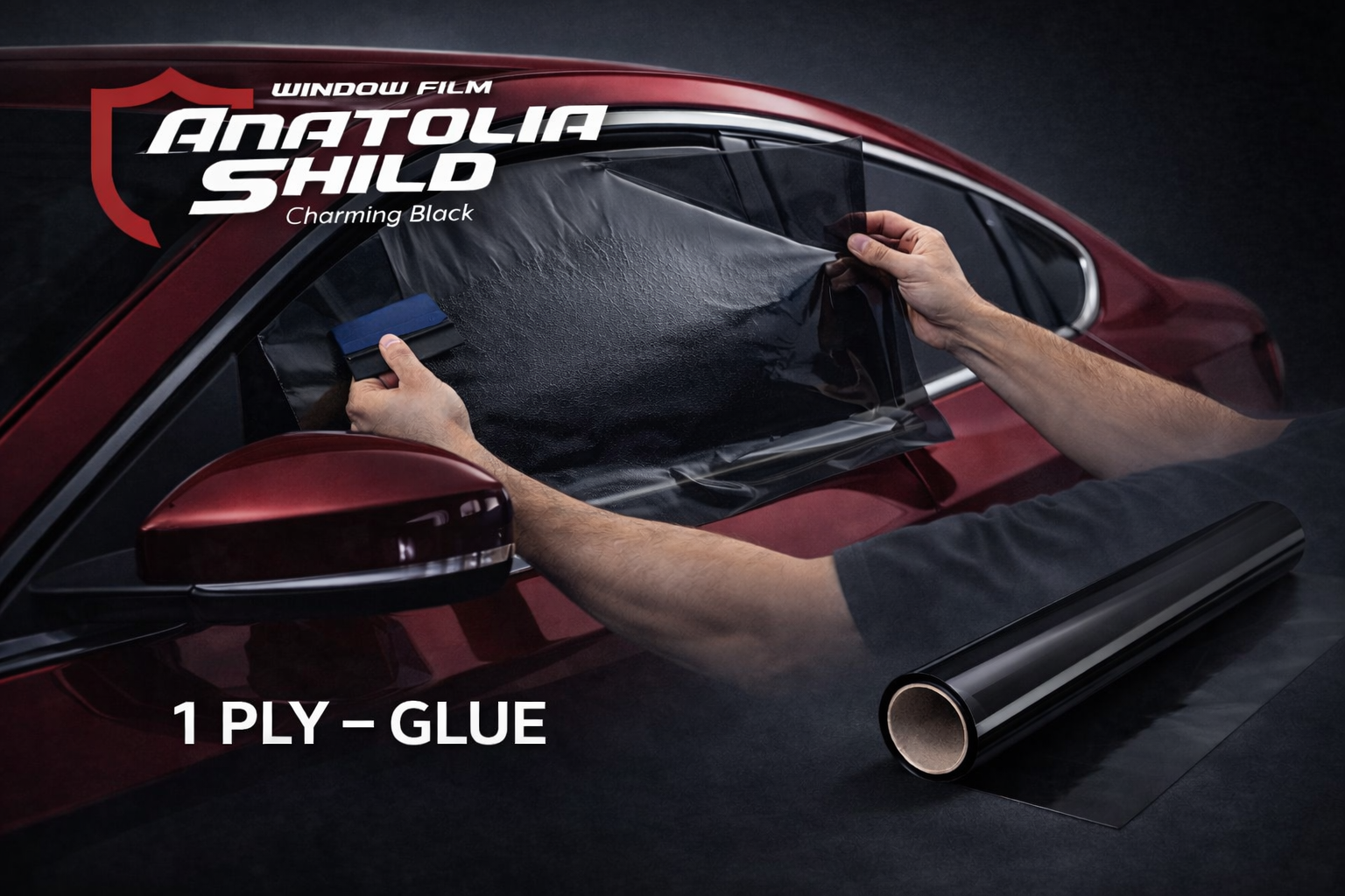 1 Ply Glue Cam Filmi – 1 Mil