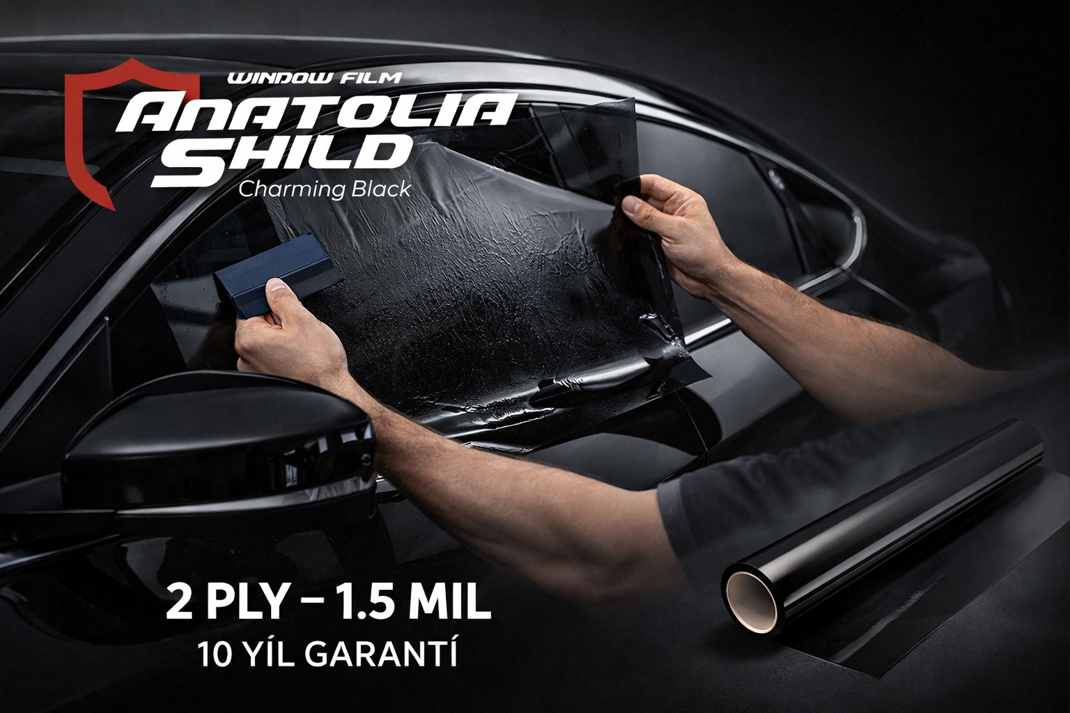2 Ply Black Dyed 1.5 Mil – 10 Yıl Garantili